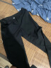 良茨马吉拉裤子垂感感cleanfit加长裤子男款高个子黑色vibe微喇裤 黑色 XL130-145斤 晒单实拍图