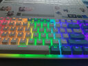 宏碁（acer）机械键盘鼠标套装87键/104键拼色有线键盘游戏办公笔记本台式电脑键盘 104键蓝白(茶轴)+OMW130鼠标蓝色 实拍图