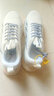 匠狂男鞋网面运动休闲鞋男小白鞋韩版百搭老爹软底慢跑步鞋子男 白蓝 43 实拍图