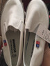 回力经典款帆布鞋一脚蹬套脚懒人鞋纯色舒适男女情侣鞋工作鞋 J-3白色 42 尺码标准 实拍图