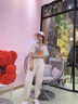 艾珠儿休闲裤女装2025年夏季新款韩版时尚上衣九分裤宽松显瘦休闲套装女 米白色 M 实拍图