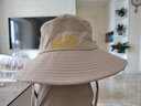 保罗·弗希尼遮阳帽男夏季太阳帽户外可折叠钓鱼帽子韩版渔夫帽男透气防晒帽 款式二 渔夫帽-米色 实拍图