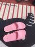 KENROLL科柔浴室防滑拖鞋男女情侣家居老人孕妇夏季舒适透气不闷脚凉拖 A款-暖粉色 39-40 (250mm) 实拍图
