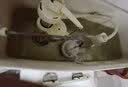 老式马桶水箱配件 连体坐便水箱水件 拍盖式排水阀带拉链冲水阀浮球进水阀 单个连体拍盖排水阀 实拍图