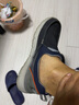 斯凯奇（Skechers）夏季男鞋休闲鞋百搭时尚帆布鞋舒适复古一脚蹬 海军蓝色-465 40 (255mm) 实拍图
