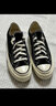 匡威（Converse）男女鞋经典低帮复古休闲百搭情侣帆布鞋 162058C CHUCK 70黑色 37.5 实拍图