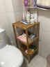 竹优家置物架浴室多层厨房卫生间收纳储物架子落地层架楠竹质脸盆杂物架 实拍图