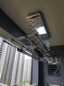 晾霸电动晾衣架LB01智能晾衣机阳台晒衣架自动升降照明 灰色 实拍图