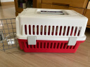 爱丽思（IRIS）宠物航空箱猫笼猫包太空舱猫咪幼犬出行包托运箱旅行箱超大便携 SS-红(5kg内犬猫) 实拍图
