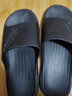 惠夫人拖鞋男外穿夏季大码情侣家用软底浴室洗澡防滑凉拖女户外夏天 【升级款】黑金 38-39 (适合37-38码穿) 实拍图