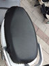 TDGO电瓶车坐垫套夏季防水防晒电动车皮弹力座垫套踏板摩托车隔热垫 纯色黑(可拉升至74cm) 实拍图