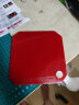 红双喜DHS TINARC天弓套胶 涩性乒乓球胶皮反胶 红色 37度2.1 实拍图