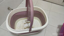 北杉（BEiSHAN） 泡脚桶折叠足浴盆足浴桶家用带滚轮高脚洗脚盆泡脚盆手提洗脚桶 可折叠带盖洗脚盆（少女粉） 实拍图