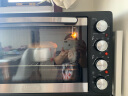 约肯意欧（UKOEO） 高比克全自动电烤箱家用大容量52L烘焙8管多功能烤箱烤蛋糕做私房烤肉烤披萨5002烤面包点心烤箱 黑色款 52L 实拍图