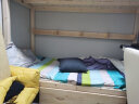 金柏栎儿童床 高低床上下床实木高架床多功能床可拆分体床双层床双人床 上80下100长200带抽屉书架 实拍图