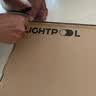 LIGHTPOOL 全光谱吸顶灯 客厅儿童书房 卧室 rg0低蓝光防频闪led护眼吸顶灯 100W 34㎡内适用 8000lm 薄款三色侧发 实拍图