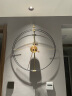 Snnei室内 现代简约纯铜家用钟饰 西班牙极简风nomon挂钟 轻奢北欧客厅钟表 创意挂墙时钟 《日影》60cm 晒单实拍图