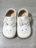 斯纳菲女童皮鞋秋季宝宝学步鞋公主鞋可爱小兔子软底单鞋 安哥拉白21 实拍图