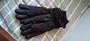沐驰斯顿手套男士秋冬季骑行电动车加绒防风防泼水保暖女士触屏棉滑雪手套 黑灰色【男款雪花】 均码加厚 实拍图