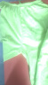 夏季新款宽松肥大裤子女松紧腰直筒休闲七分裤200斤 绿色【】 2XL 140-160斤 晒单实拍图