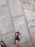 德国骆驼动感防水凉鞋男人字拖两穿新款夏季两用潮拖韩版个性百搭男士夹脚拖鞋软底软面耐磨防滑防臭 633黑色（运动鞋码数） 40 实拍图