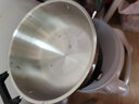 惠当家（Hui Dang Jia）电锅电热锅电炒锅一体多功能锅电蒸锅电煮锅电火锅定时加厚不锈钢锅炒菜家用多用途锅 【304不锈钢】30cm一锅双笼(定时款) 实拍图