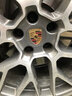 婉奇  专用于保时捷轮毂盖迈凯卡宴轮毂盖 Panamera MACAN轮毂盖彩标 boxster/卡曼/911灰色彩标(一套 实拍图