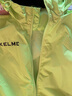KELME/卡尔美运动风雨衣男女情侣防风衣防雨连帽足球训练外套 荧光绿 S 165 实拍图
