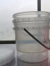 佳叶食品级pp密封桶奶茶桶小水桶带盖冰粉桶透明桶塑料桶酵素桶食品桶 5L透明-加厚（2个装） 实拍图