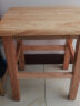 自力实木方凳家用木板凳中式木头凳子客厅坐凳餐凳橡木凳矮凳换鞋凳 40cm高橡木凳 实拍图