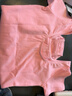 艾舞戈儿童舞蹈服女童夏季练功服宝宝芭蕾舞连体服中国舞服考级跳舞衣 粉色-短袖 150 身高130-140cm体重58-68斤 实拍图