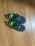 Skechers斯凯奇童鞋男宝宝凉鞋小童包头沙滩鞋魔术贴夏季学步鞋400041N 男童/炭灰色/蓝色/CCBL 25 实拍图