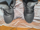 安踏男鞋运动鞋子男士冬季款皮面防泼水软底轻便减震保暖跑步徒步鞋 【爆款推荐皮面防泼水神器】黑武士-4 42 码 实拍图