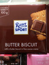 瑞特滋（RITTER SPORT）德国进口榛子果仁牛奶巧克力黑巧克力糖果喜糖纯可可脂休闲零食 【1块】葡萄干榛子牛奶巧克力100g/块 实拍图