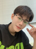 DRATRA近视眼镜半框架男士防蓝光辐射光学镜架可配度数散光变色镜片商务 实拍图