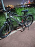 兰令 山地自行车成年人男女变速油碟刹减震前叉越野骑行代步赛车 27速-消光灰【铝架+线碟+减震前叉】 24英寸(150-170cm身高) 实拍图