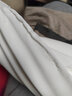 华纱无印新品纯棉U型枕头护颈枕脖枕汽车微粒子午睡u形旅行飞机腰靠枕 棕色条纹 实拍图