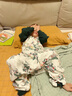 Cutelife婴儿睡袋竹棉纱布分腿睡袋短袖四六层透气婴幼儿童四季通用防踢被 【薄夹棉】点点晨星(室温18-22度) 110码 /身高105-115cm【4-5.5岁】 实拍图