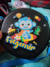 儿童书包EVA挎包多功能大容量卡通单肩书包礼盒装萌星猴黑色 实拍图