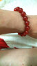 灵菲 红玛瑙手链红色玉髓珠子散珠单圈串珠水晶手串男女款 10MM 标准女款（5a级） 实拍图