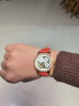 飞亚达（FIYTA）手表女 四叶草系列机械表镂空母贝表盘红皮带 节日礼物送老婆 实拍图