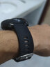 手表配件 适配华米1/2/2s华米AMAZFIT 2代硅胶表带 GTS/GTR手表带 20 22mm HW-J11黑色钢扣 22mm 实拍图