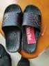 惠夫人拖鞋男外穿夏季大码情侣家用软底浴室洗澡防滑凉拖女户外夏天 【升级款】黑金 38-39 (适合37-38码穿) 实拍图