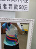 单双号夏季新款羽毛球服运动套装情侣速干衣网球服团购比赛运动短袖 女上衣C211082 3XL 实拍图