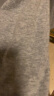 左西男童裤子儿童运动裤2024春装中大童宽松透气灰色卫裤 灰色 150  晒单实拍图
