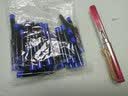 传人钢笔810正姿成人练字办公男孩女孩小学生用三年级儿童暗明尖初学者硬笔铱金书法笔专用套装可替换墨囊 炫彩粉2支 明尖0.38mm +50支蓝色墨囊 实拍图