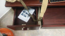 墨绩 书桌带书架简约办公桌单人简易台式电脑书桌带抽屉带锁家用实木颗粒书桌 31#办公桌 红棕色 1.2米 晒单实拍图