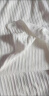 商茵T恤女冰丝短袖夏季2022年ins火修身时尚百搭打底衫不规则针织上衣 白色 L（建议106-122斤） 晒单实拍图