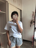 澳贝妮新疆重磅纯棉t恤男女同款中国风国潮短袖打底衫ins夏季大码半袖潮 MDGB彩虹 M  100-115斤 实拍图