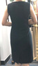 ROEYSHOUSE罗衣职场女装无袖连衣裙夏新款简约知性修身显瘦裙子01790 黑色 M 实拍图